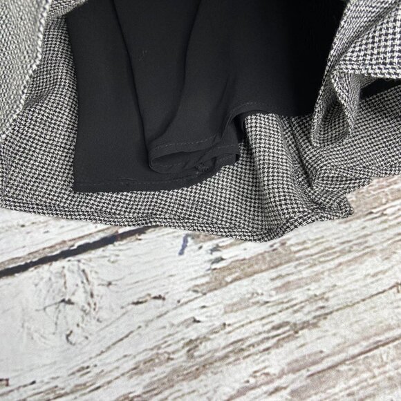 Zara Front Pleated Gingham Skirt Size M - Picture 5 of 9